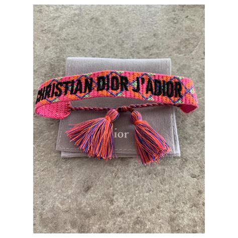 bracelet dior tissu prix|christian dior j'adior bracelet.